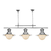 David Hunt Lighting  Station 3 Light Bar Chrome